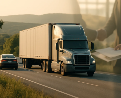 Fayetteville truck accident independent contractor liability involving a commercial truck and passenger vehicle