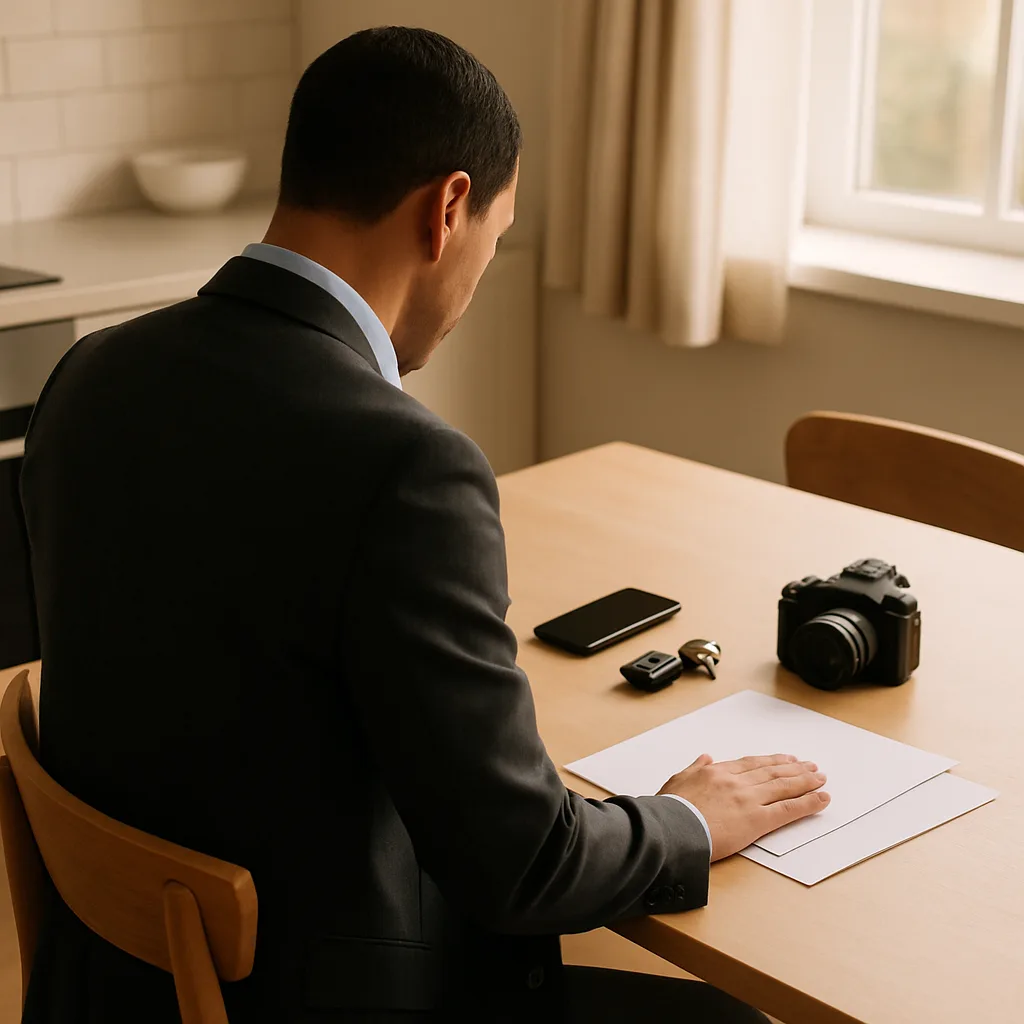 Accident evidence checklist items for documenting an injury accident in Fayetteville