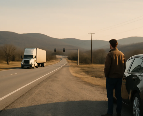 Fayetteville truck accident lawyer consultation near an Arkansas roadway