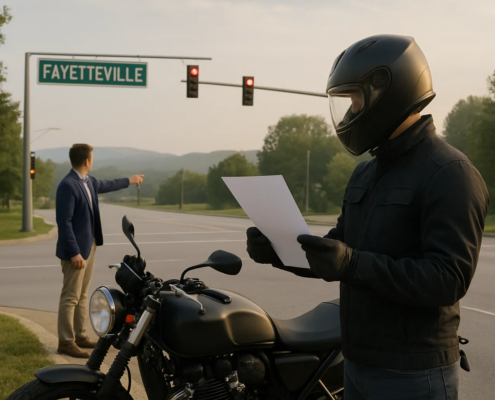 Fayetteville rider reviewing an inaccurate motorcycle accident police report